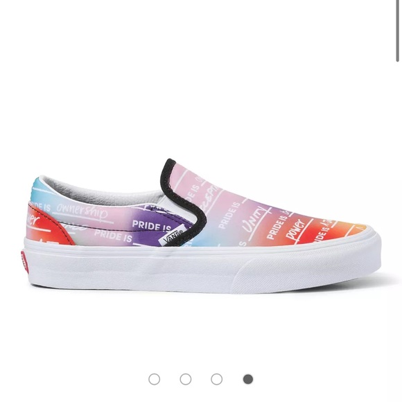 Vans Classic Slip-On - Pride Rainbow Positive Affirmations 7.5 - Picture 5 of 16
